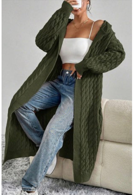 Green Cardigan