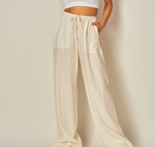 Watch Me Ivory Pants