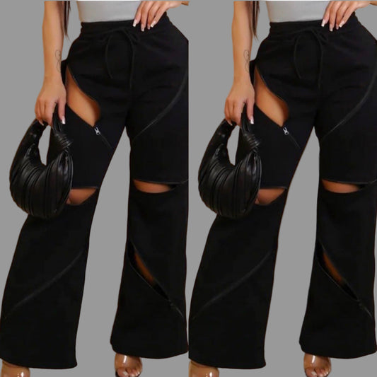 Front Zip Sweatpants