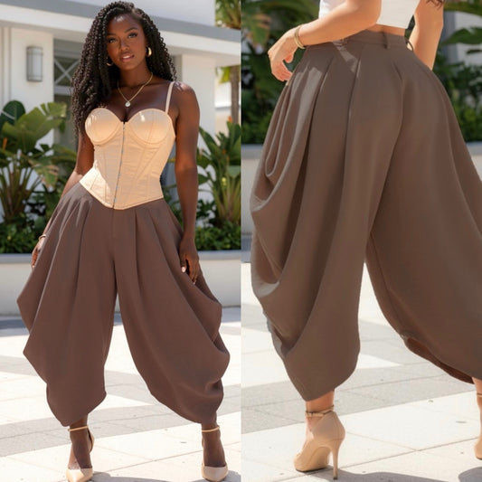 Oversized Coffee Pants