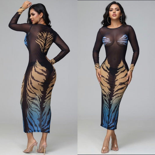 Tiger Maxi Dress