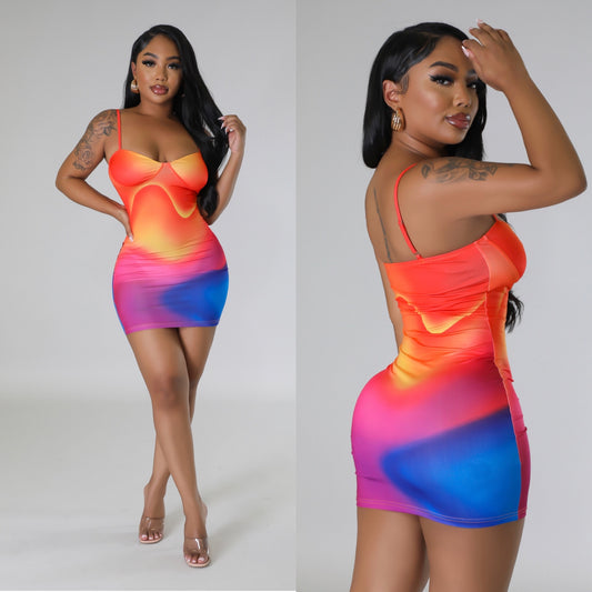 Starburst Mini Dress