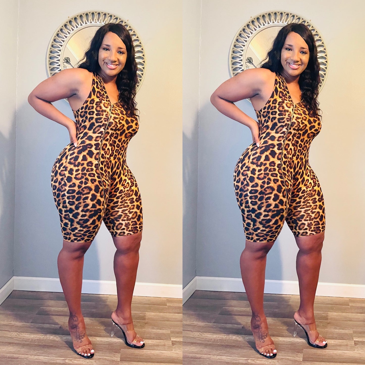 Icon Romper - Leopard