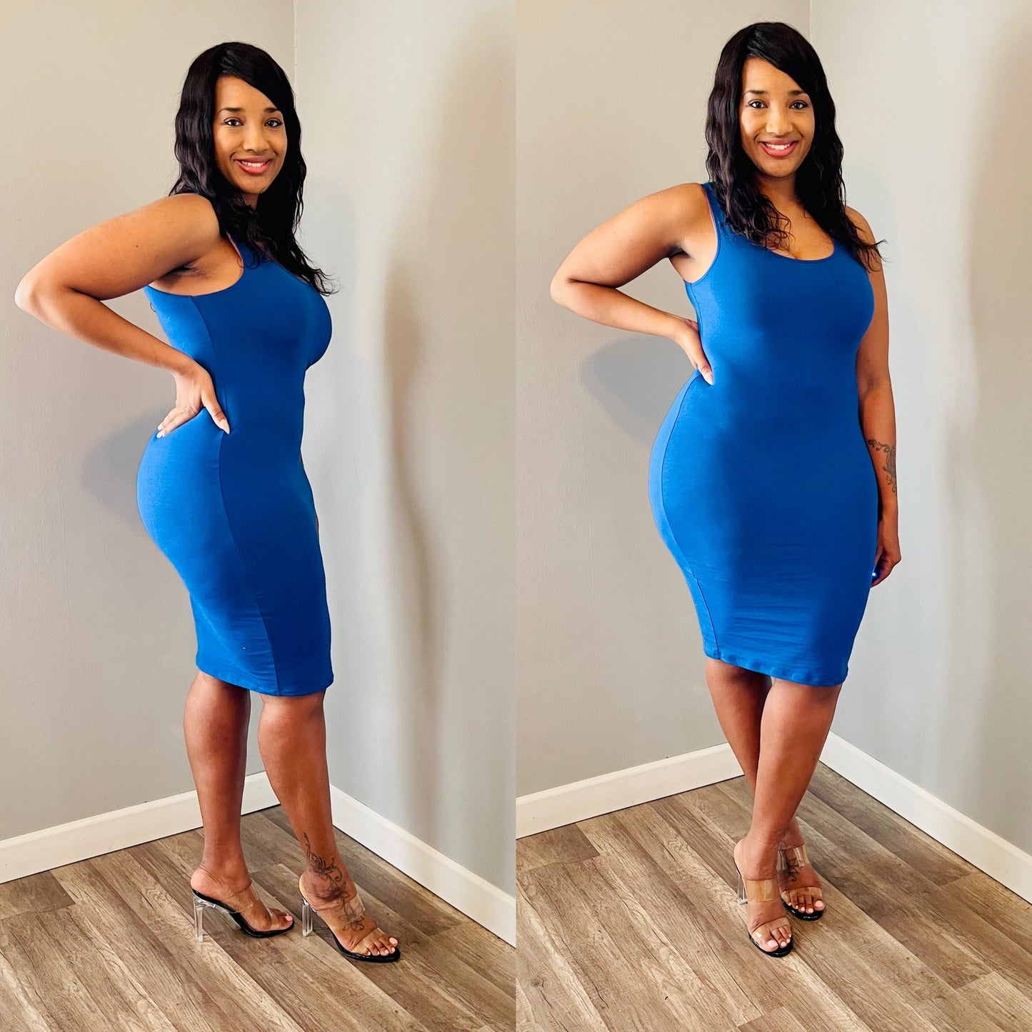 Essential Blue Tank Dress