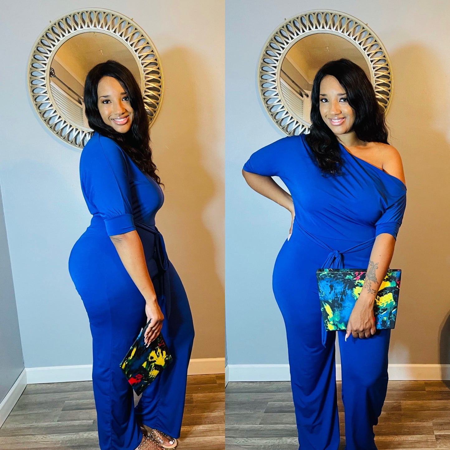 Overcomer Royal Blue Jumpsuit