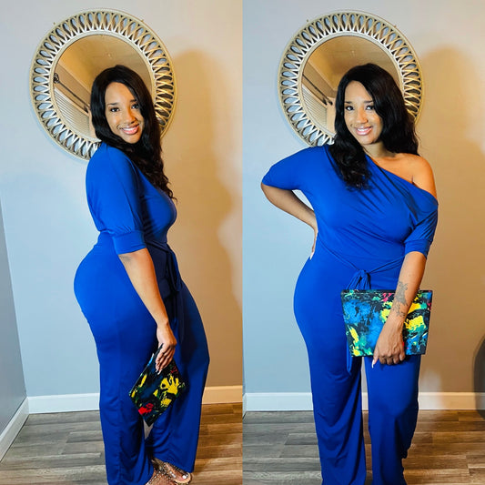 Overcomer Royal Blue Jumpsuit