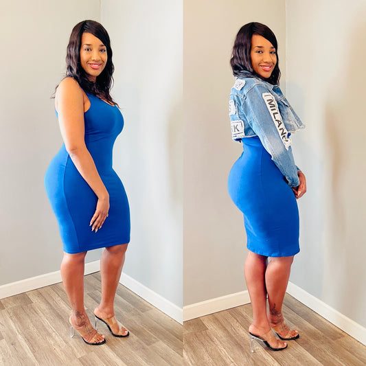 Essential Blue Tank Dress