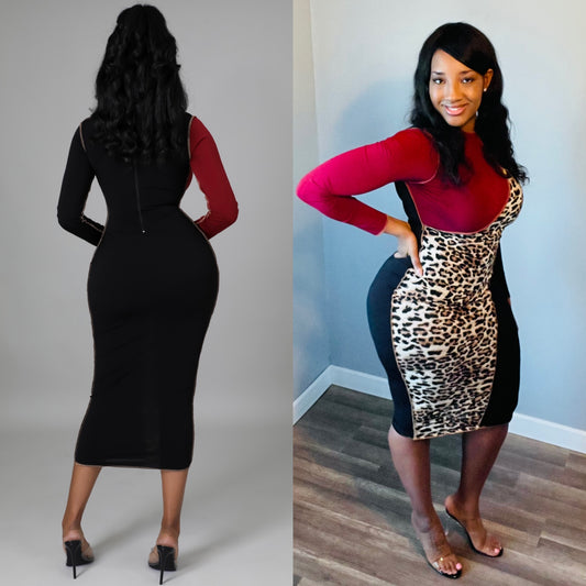 Lasting Impression Midi Dress