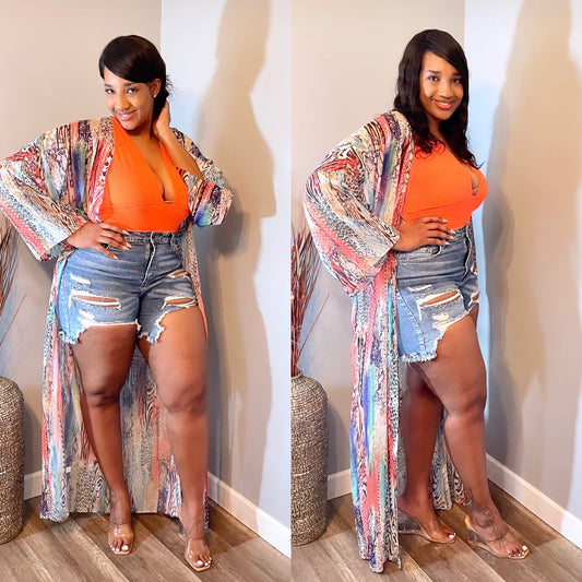 Elite Chiffon Cardigan