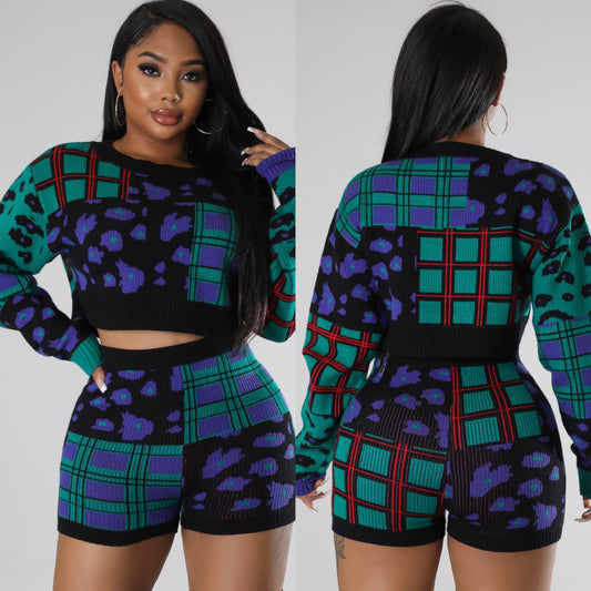 Mini Sweater Short Set