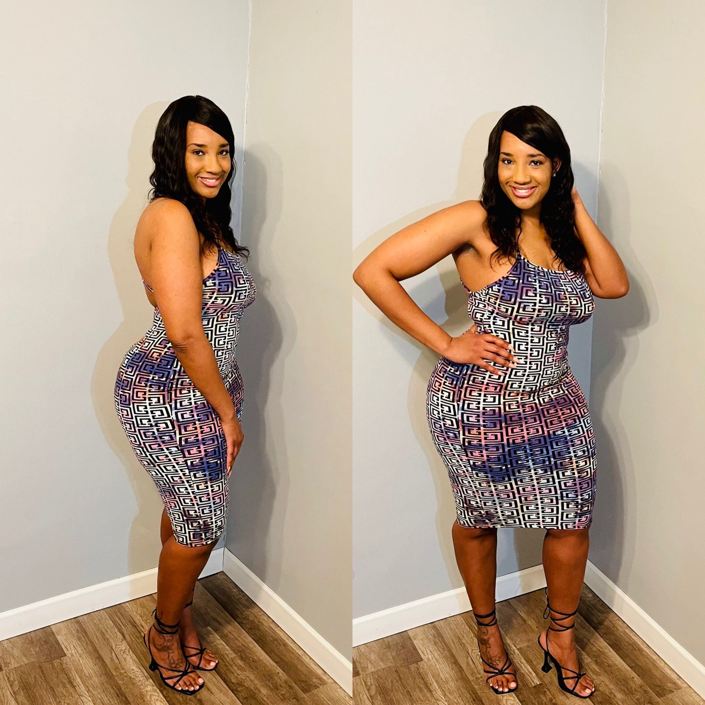Maze Midi Dress