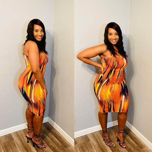 Sunsets in Maui Midi Dress