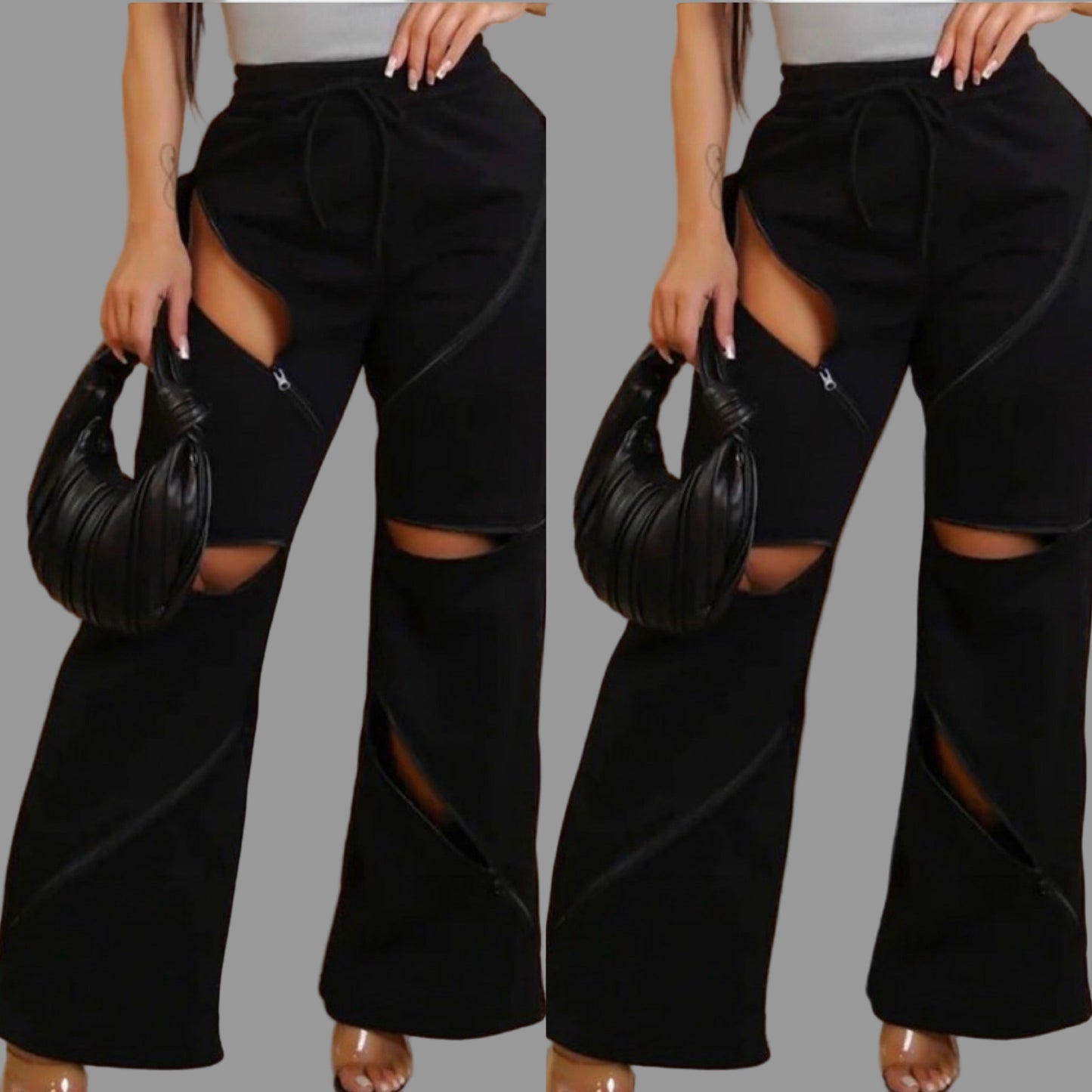 Front Zip Sweatpants