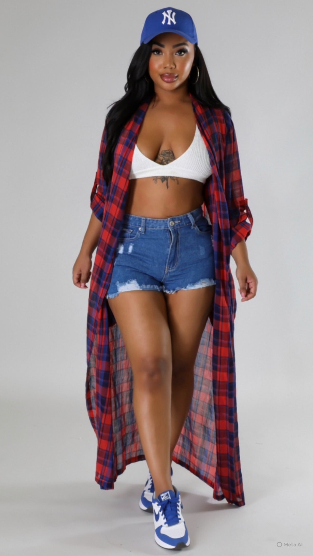 Red Flannel Duster