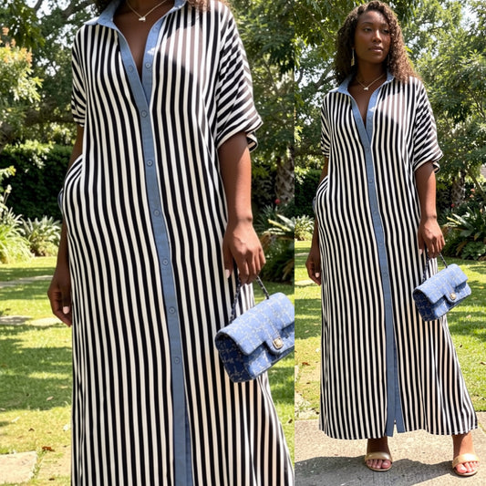 Quick Link Button Down Dress