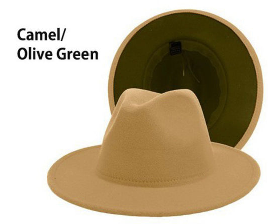 Looking for you Fedora Hat - Camel/olive