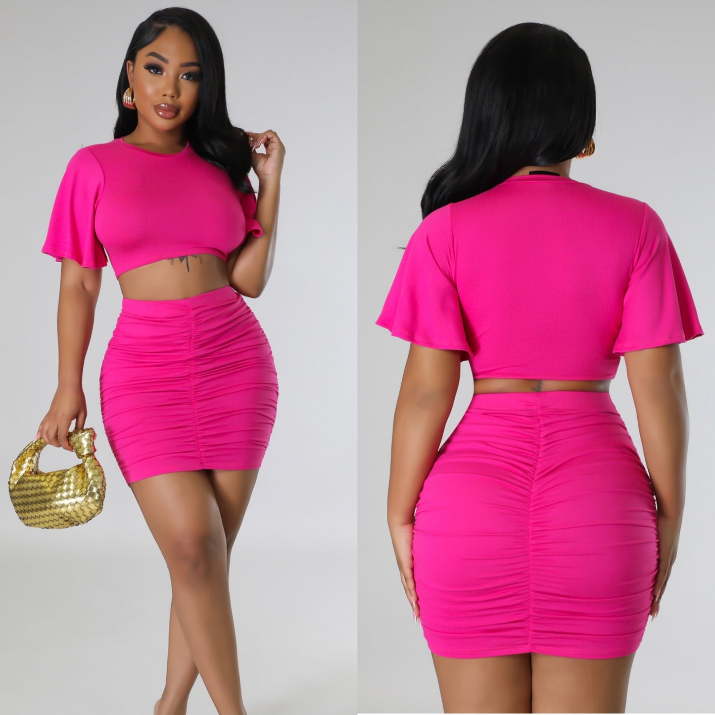 Pretty Pink Skirt Set