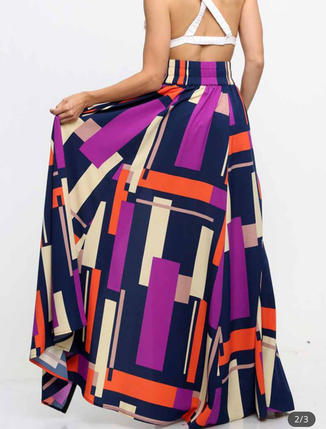 High Frequency Maxi Skirt